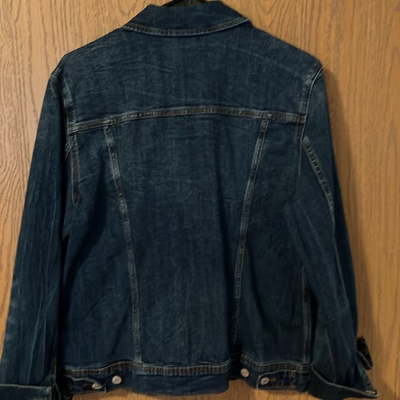 Old Navy Dark Blue Denim Jean Jacket - Picture 4 of 6